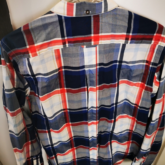 Ben Sherman Shirt S Mens Cheque Blue Red Pattern buttonup - Picture 9 of 12